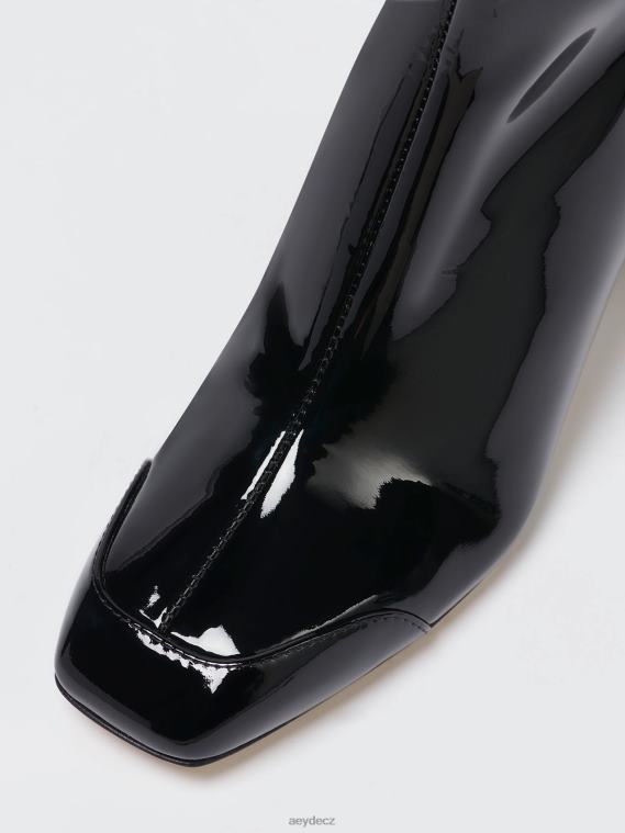 obuv 46J8D74 černý patent Aeyde suki
